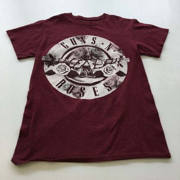Guns N Roses Band Tee Graphic Shirt Small S Red - Picture 2 of 6